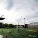 A group of friends play soccer at Ebel Field on Sunday, May 26. Daniel Brenner I AnnArbor.com